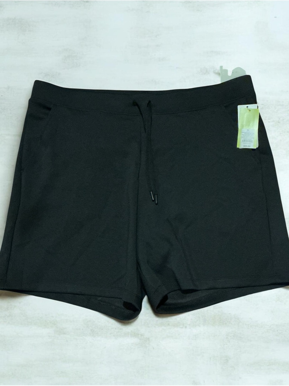 All in Motion Mens Large Black Sleek Spacer Shorts Summer